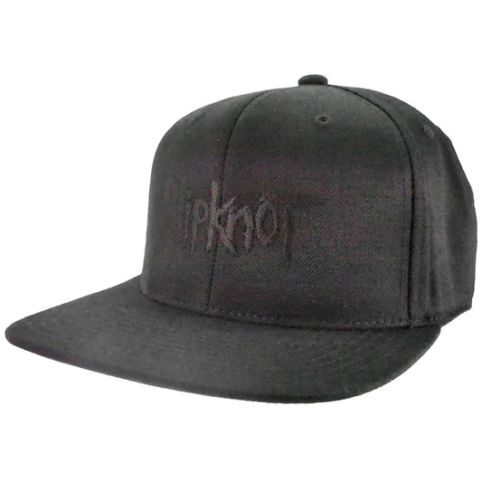 Text Logo Snapback Hat Baseball Cap