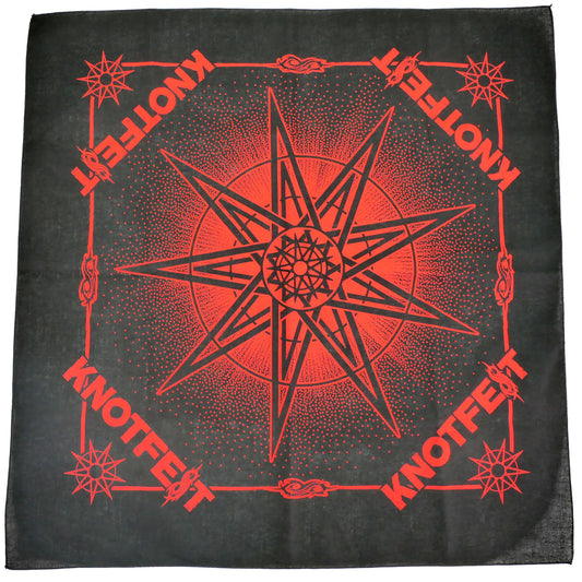 Slipknot Knotfest Red Star Bandana Front