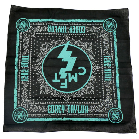 Corey Taylor CMFT Lightning Bolt Bandana Front