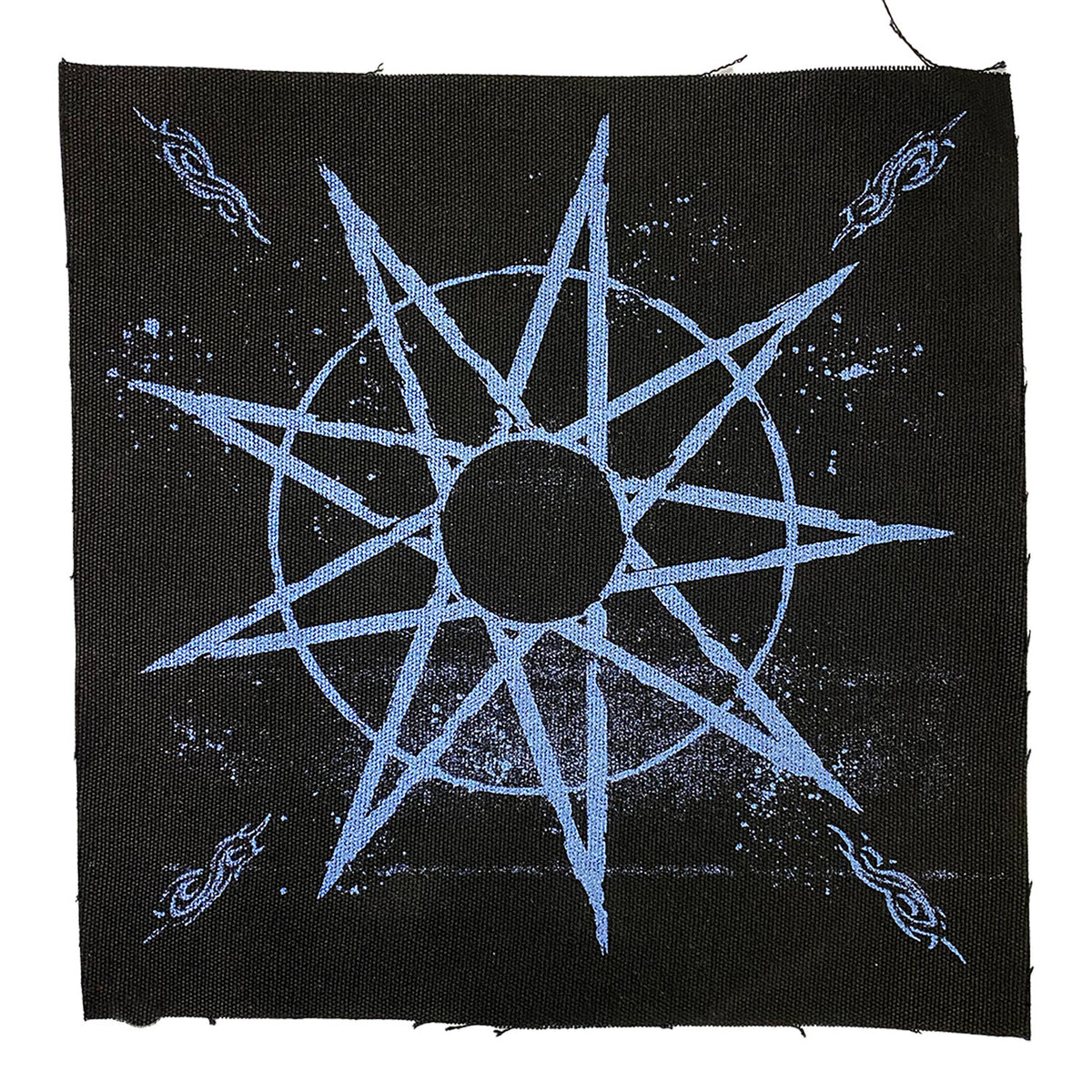 Slipknot 9 Point Star Cloth Patch Front