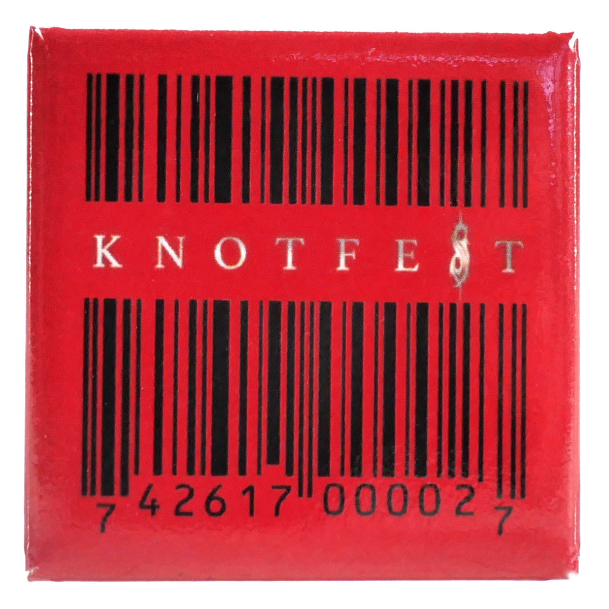 Slipknot Barcode Button Front
