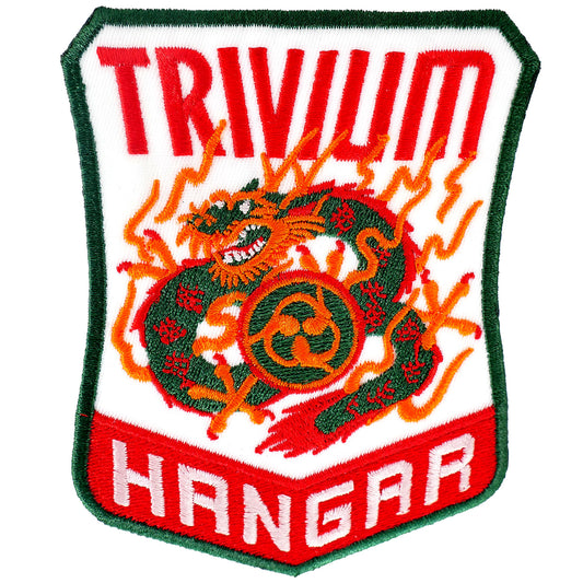 Trivium Dragon Hangar Embroidered Patch Front