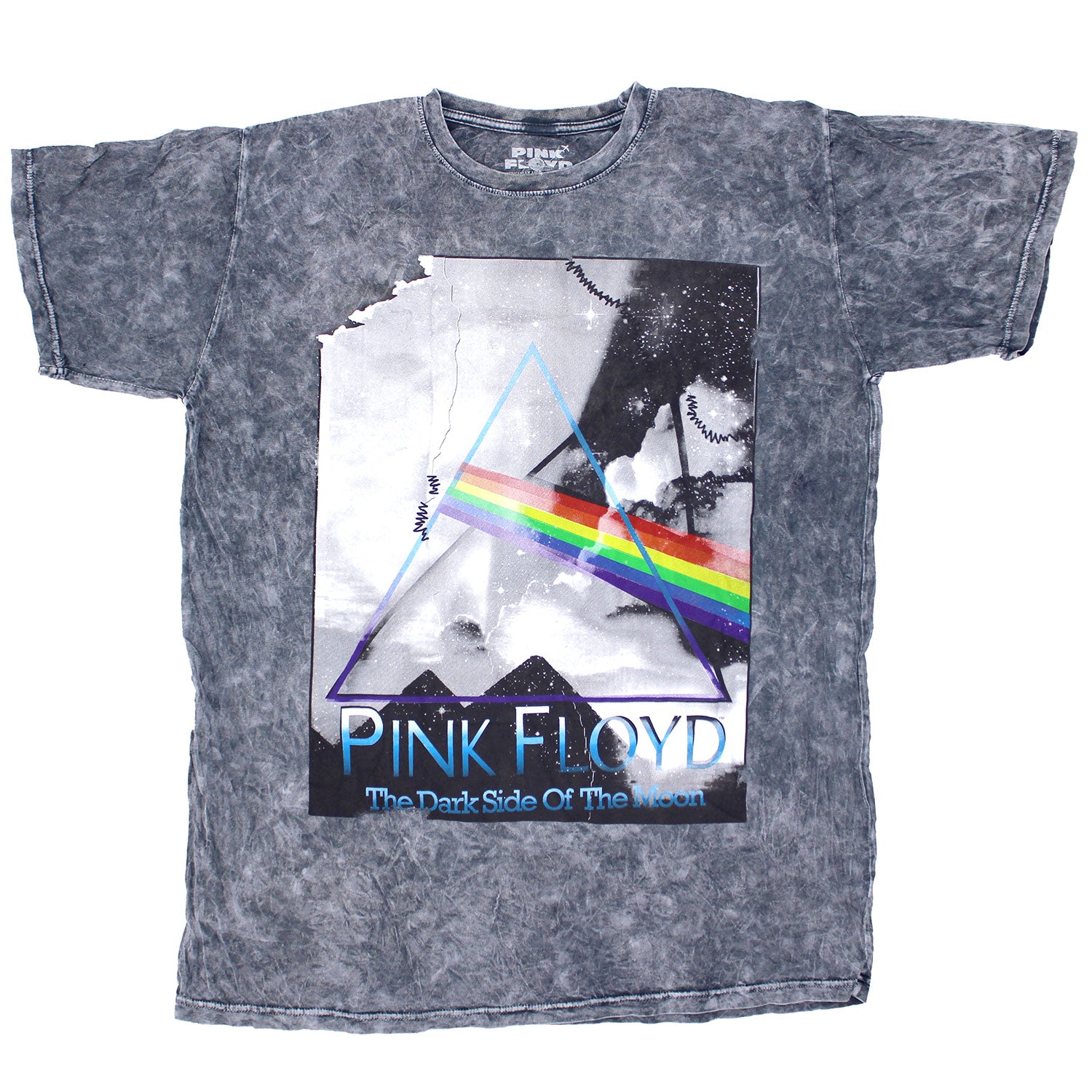 Pink Floyd The Dark Side Of The Moon Tie Dye T-shirt Front