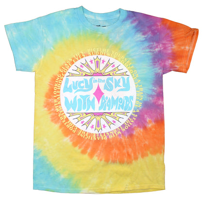 Lucy in the Sky With Diamonds Distressed Tie Dye T-shirt