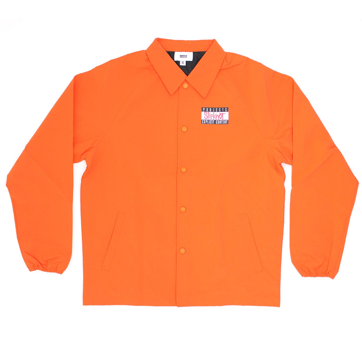 Slipknot x Brooklyn Projects Windbreaker - Orange Windbreaker Front