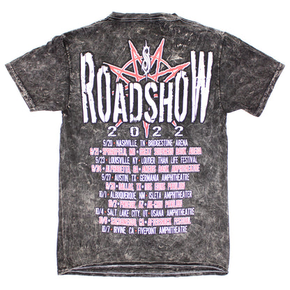 Slipknot Knotfest Leg 3 Admat Tour Mineral Wash Tie Dye T-shirt Back