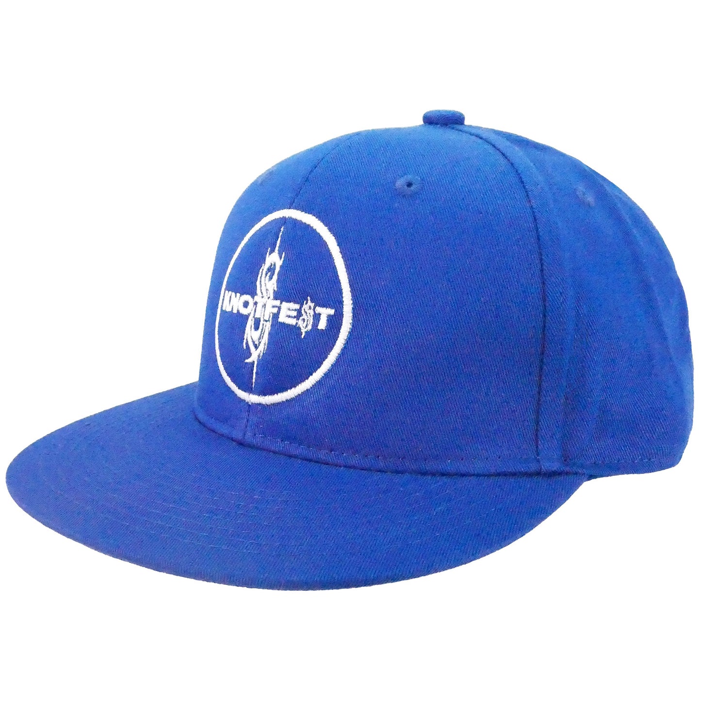 Slipknot Knotfest Royal Blue Flat Bill Cap Baseball Cap Front
