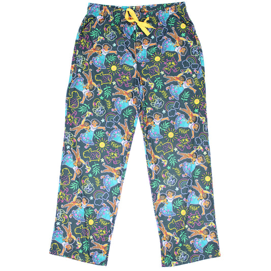 Encanto Family Doodle Toss W/ Shoelace Drawcord Lounge Pants Front