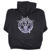 Logo With Pure American Metal Seal On Back Zippered Hooded Sweatshirt