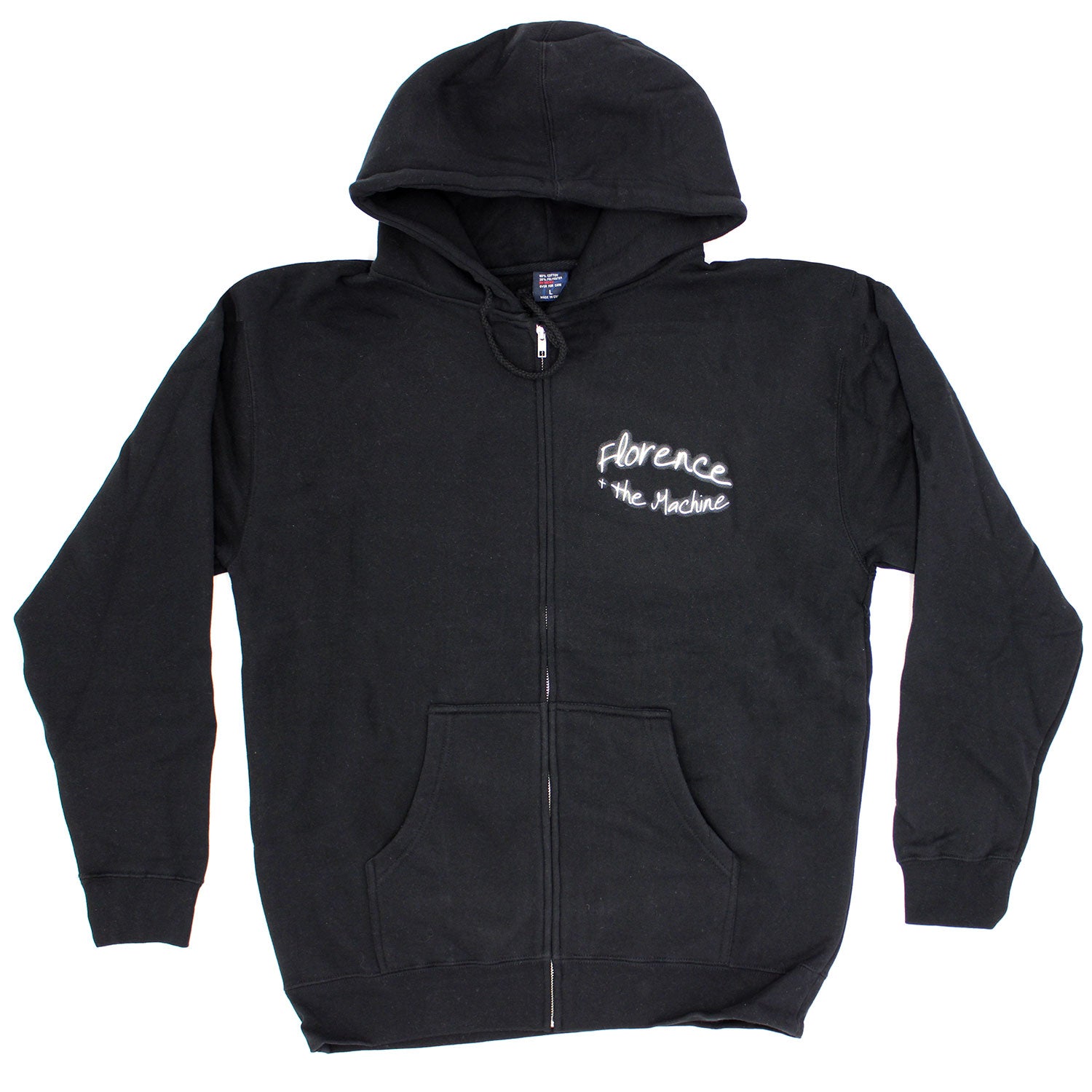 Logo Zippered Hooded Sweatshirt