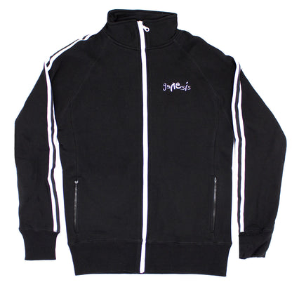 Genesis Embroidered Logo Track Jacket Jogger Sweatshirt Front