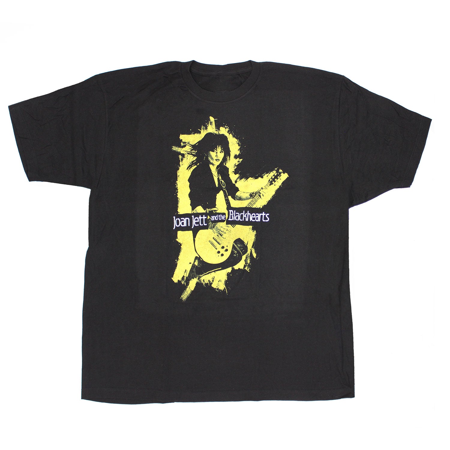 Joan Jett Yellow Rock Slim Fit T-shirt Front