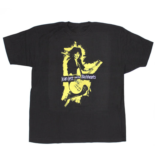Joan Jett Yellow Rock Slim Fit T-shirt Front