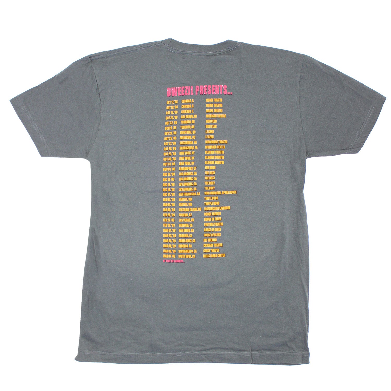 Zappa Plays Zappa Fit On Stage 30/1 Tee Slim Fit T-shirt Back