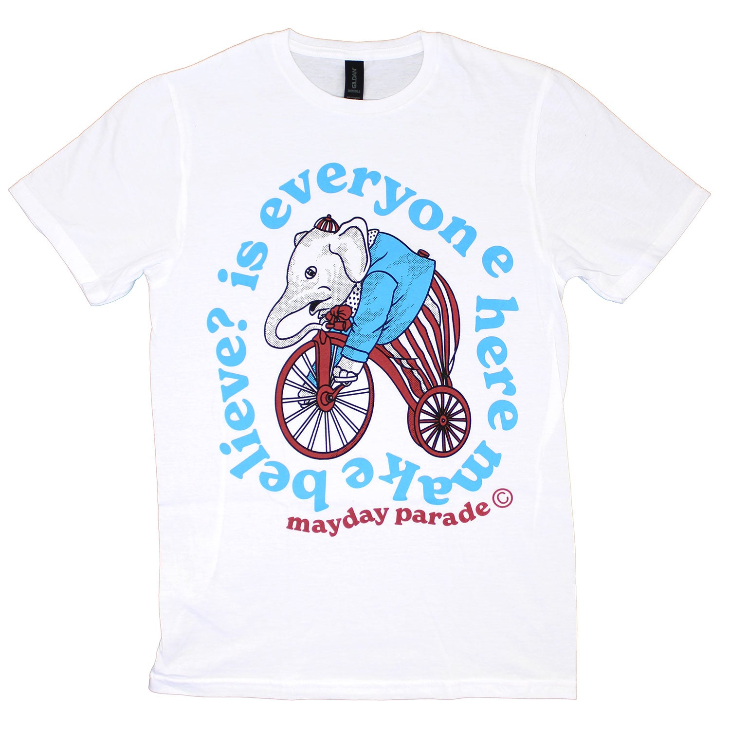 Mayday Parade Elephant Slim Fit T-shirt Front