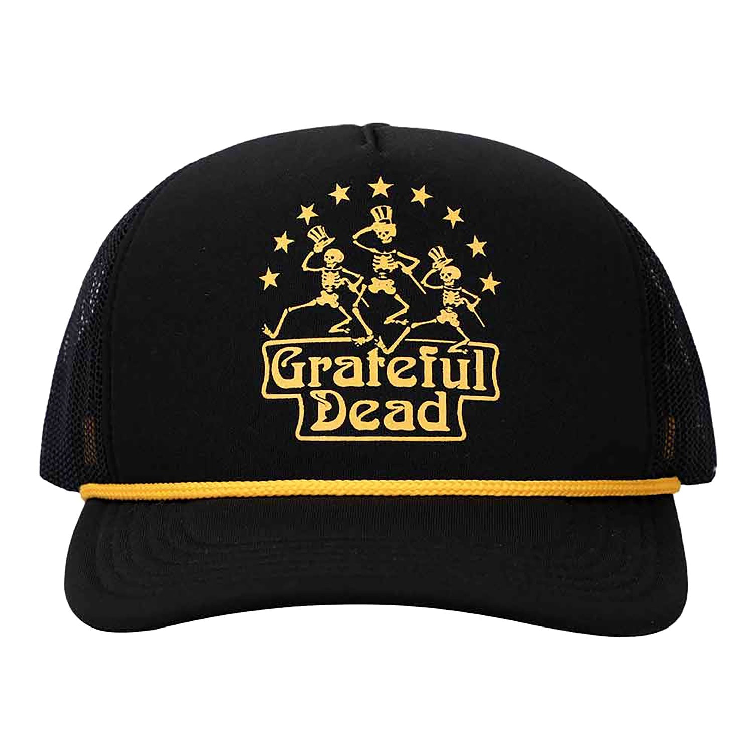 Grateful Dead Dancing Skeleton Trucker Trucker Cap Front