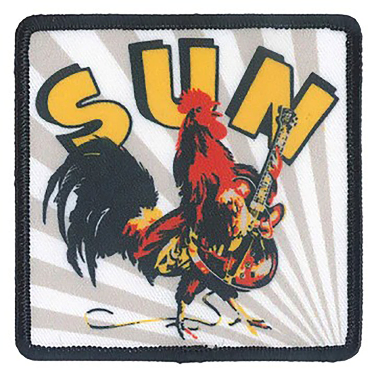 Sun Records Rooster Embroidered Patch Front