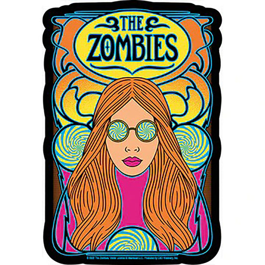 The Zombies She's Not There Sticker Front