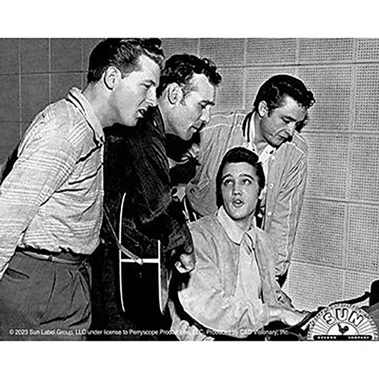Sun Records Million Dollar Quartet Sticker Front