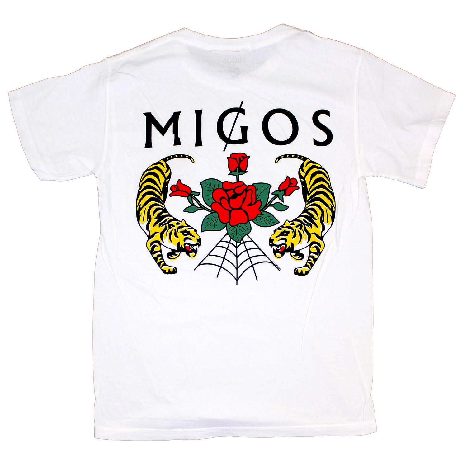 Migos Roses & Tigers T-shirt Back
