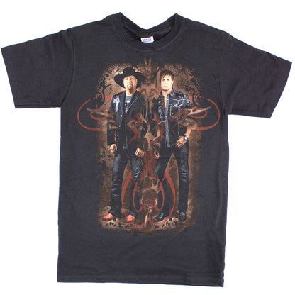 Montgomery Gentry Standing Live 2010 Tour Tee (Salt Lake City, UT - Henderson, NV) T-shirt Front