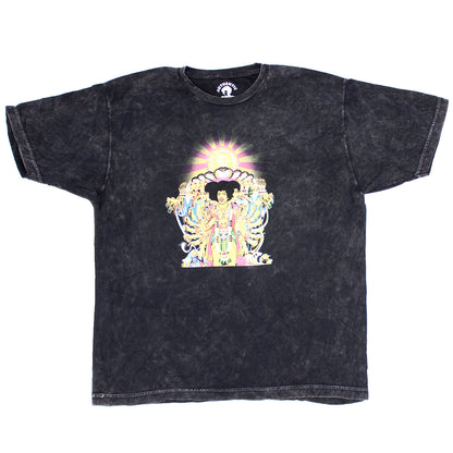 Jimi Hendrix Axis: Bold As Love Oversized Mineral Wash Tee Vintage T-shirt Front
