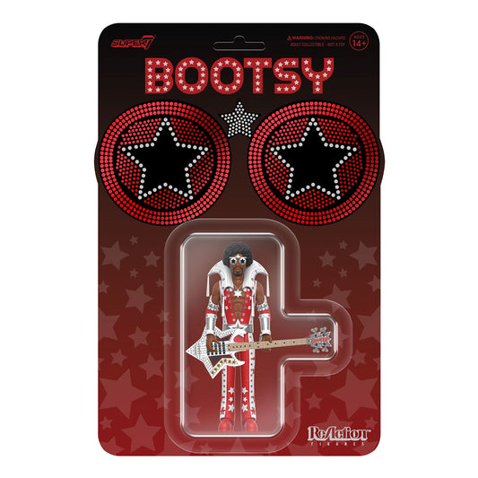Super7 Bootsy Collins 3.75" ReAction Figure Action Figure Front
