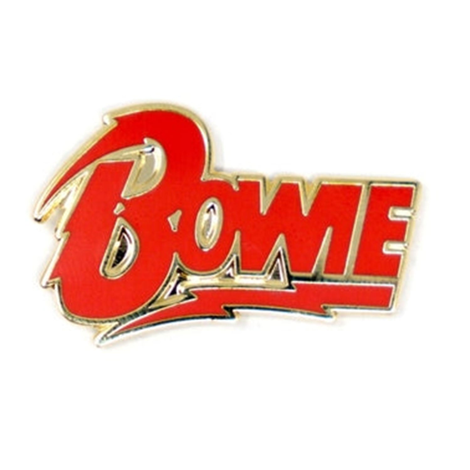 David Bowie Diamond Dogs Logo by Yesterdays Pewter Pin Badge