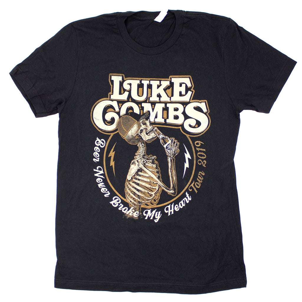 Luke Combs Beer Never Broke My Heart 2019 Tour T-shirt 444136 ...