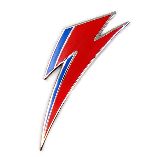 David Bowie Aladdin Sane Bolt by Yesterdays Pewter Pin Badge