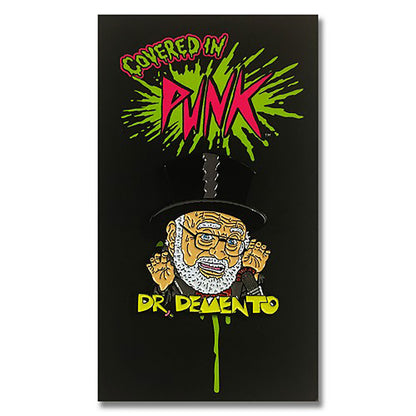 Dr. Demento Demented Punk Dr. Demento Enamel Pin Pewter Pin Badge