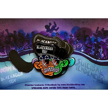 Suicidal Tendencies x BlackBook Toy: SKUM-kun Pin Monster Edition Pin Pewter Pin Badge