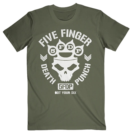 Five Finger Death Punch Knucklehead T-shirt Front