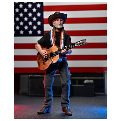 Willie Nelson 8" Clothed Action Figure by NECA Action Figure Back