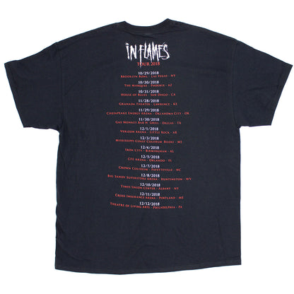 In Flames Balloons 2018 U.S. Tour Tee T-shirt Back