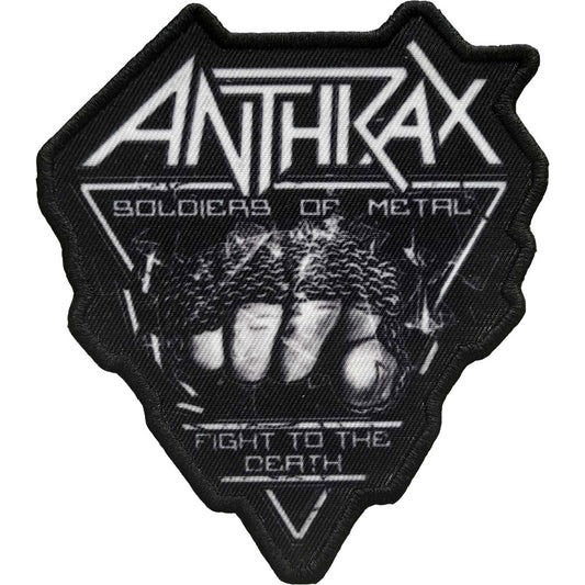 Anthrax Soldier Of Metal Ftd Woven Patch Front