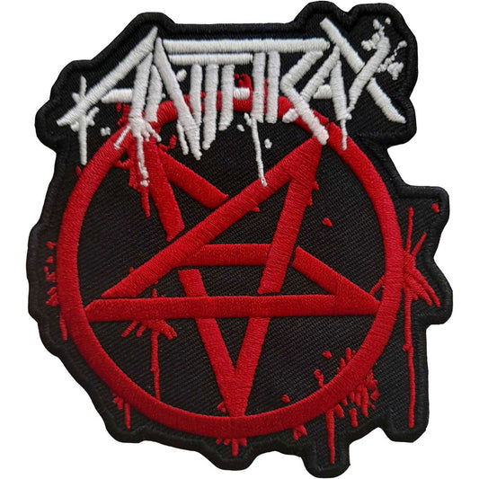 Anthrax Pent Logo Woven Patch Front