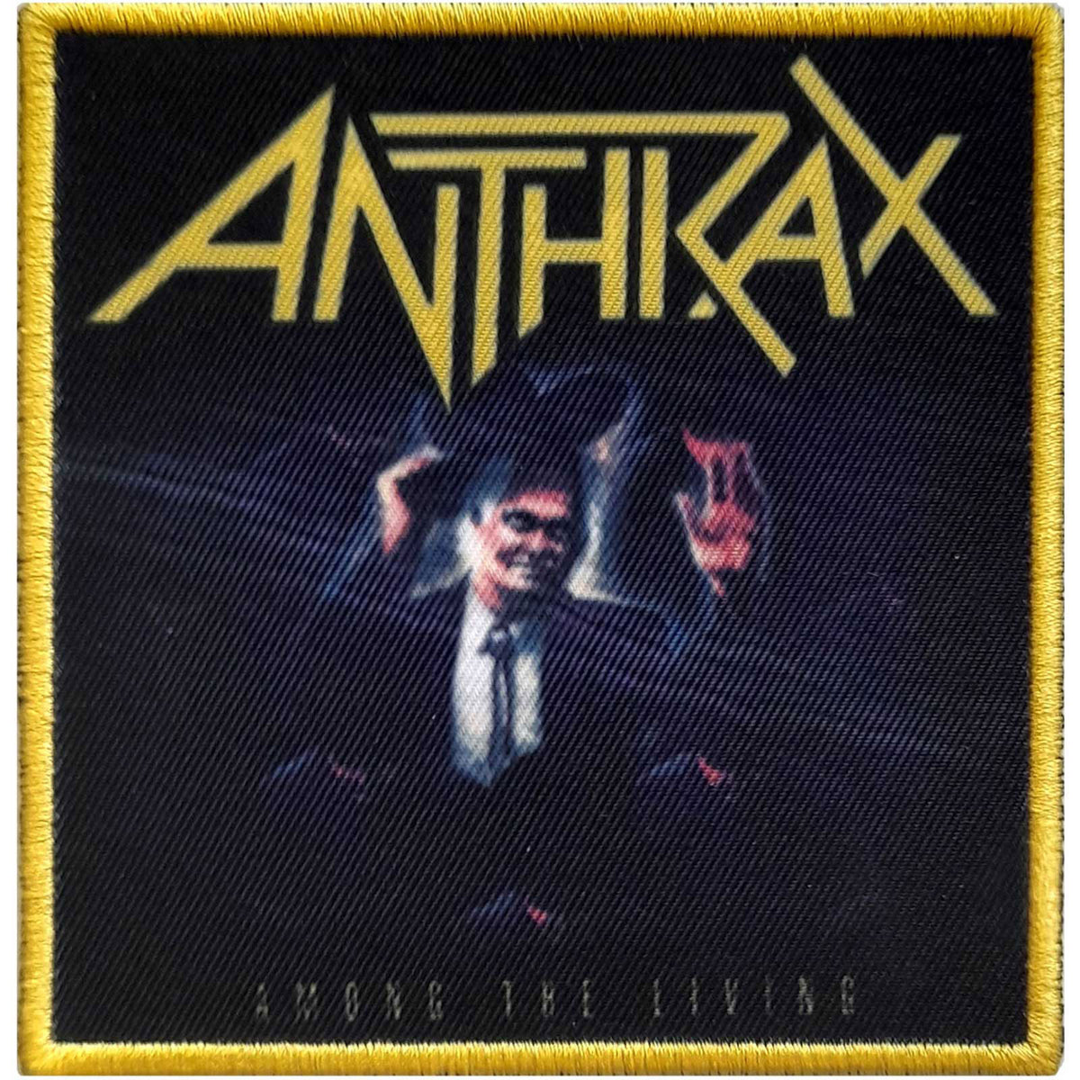Anthrax Among The Living Woven Patch Front