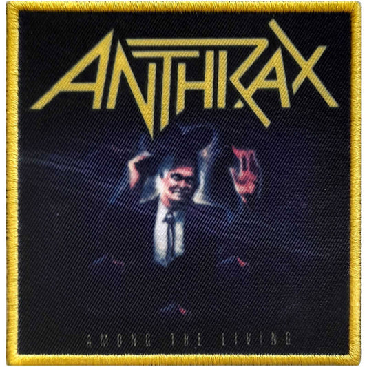 Anthrax Among The Living Woven Patch Front