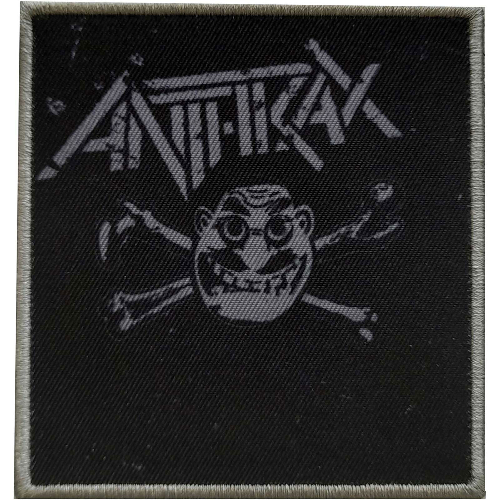 Anthrax Cross Bones Woven Patch Front