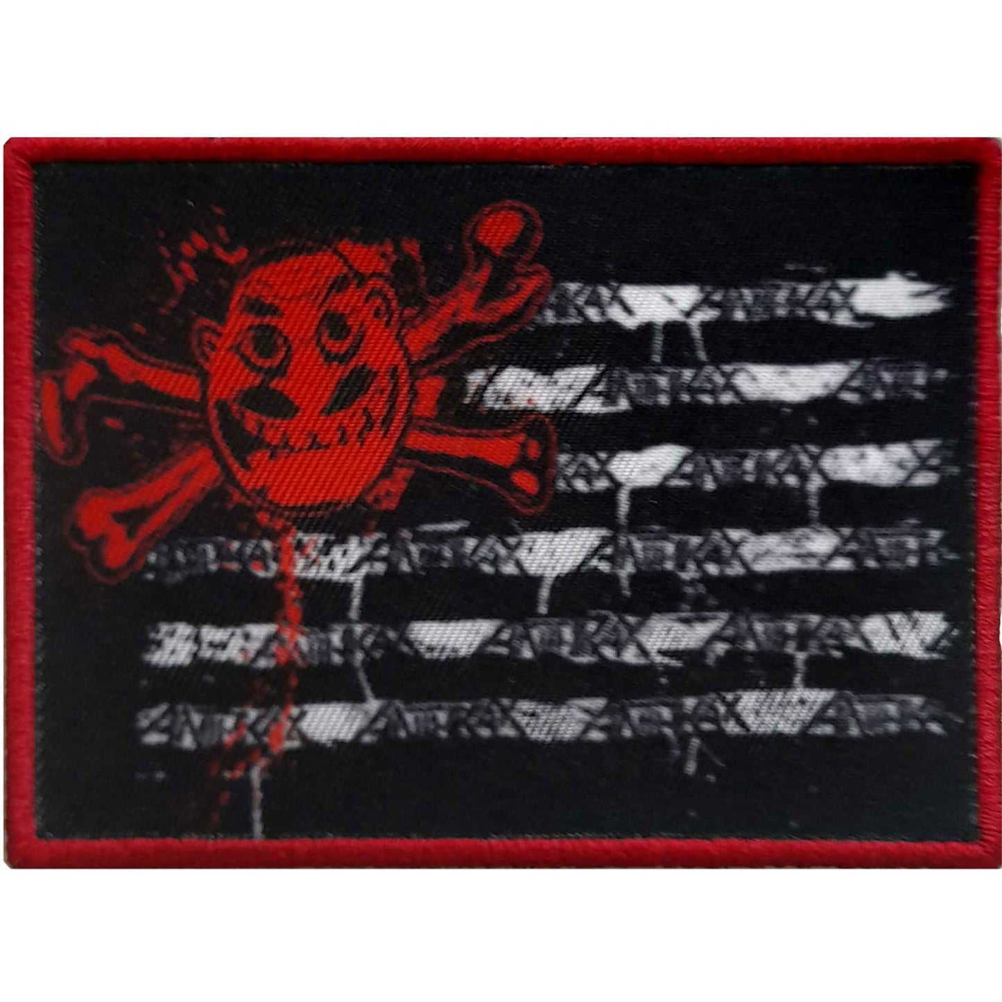 Anthrax Flag Woven Patch Front
