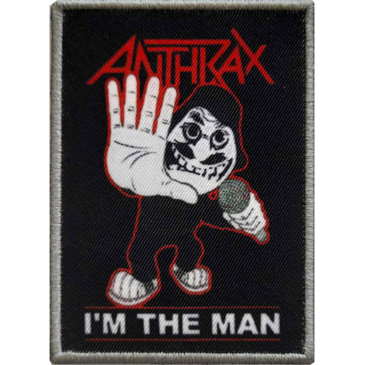 Anthrax I'm The Man Woven Patch Front