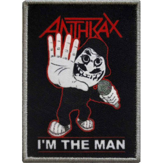 Anthrax I'm The Man Woven Patch Front