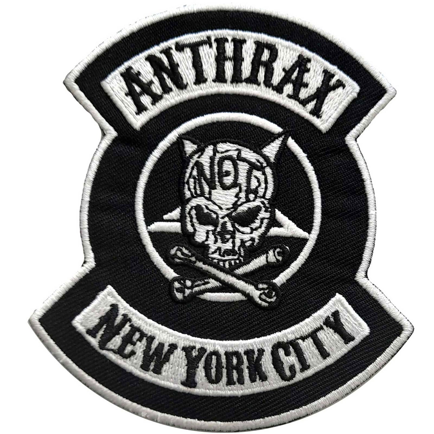 Anthrax Nyc Woven Patch Front