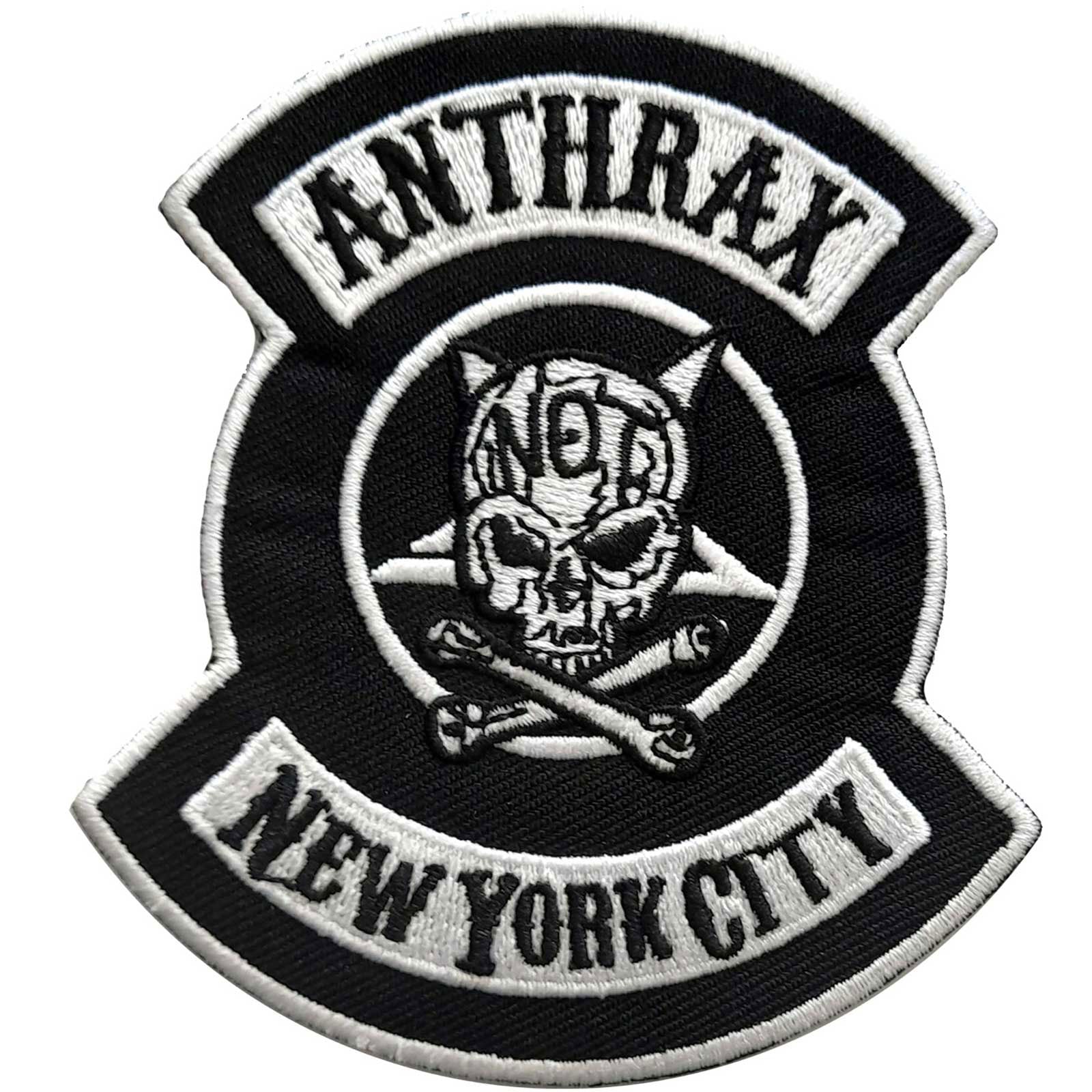 Anthrax Nyc Woven Patch Front