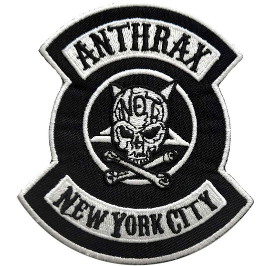 Anthrax Nyc Woven Patch Front