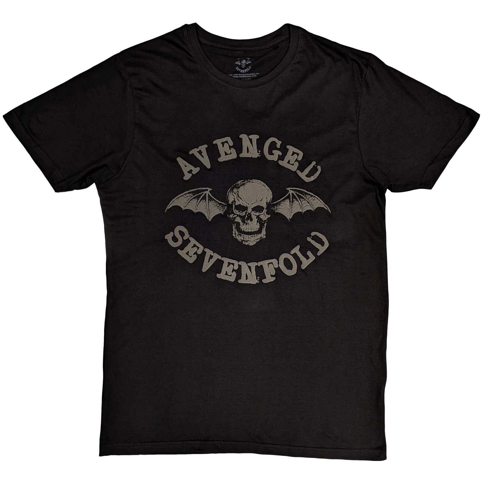 Avenged Sevenfold Classic Deathbat T-shirt Front