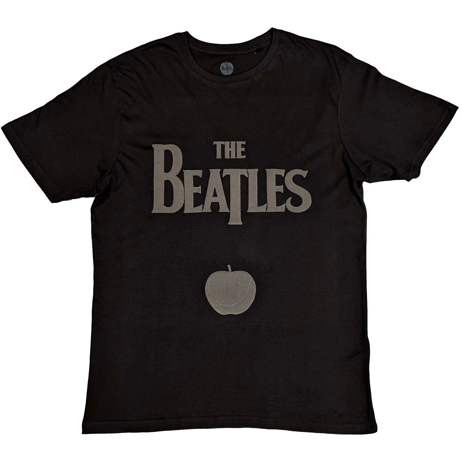 Beatles Drop T Logo & Apple T-shirt Front