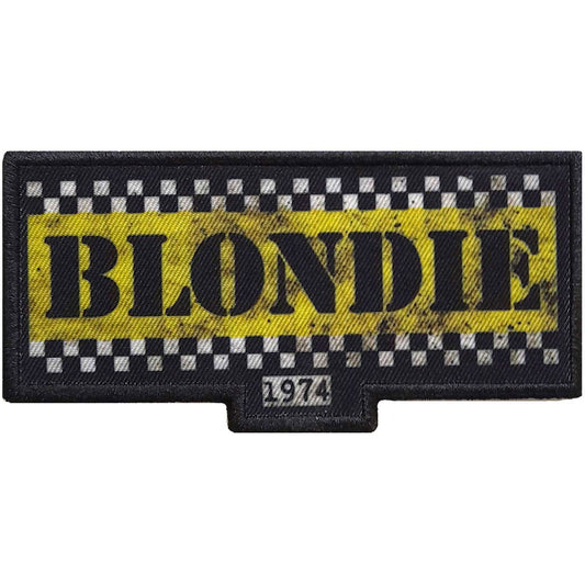 Blondie Taxi Woven Patch Front