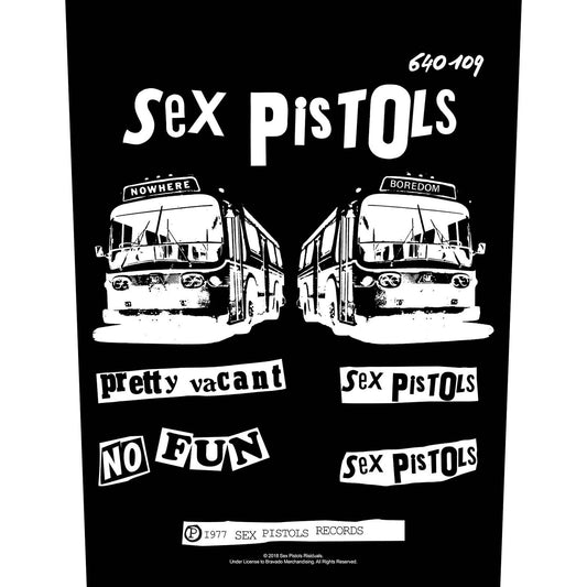Sex Pistols Pretty Vacant Back Patch Front